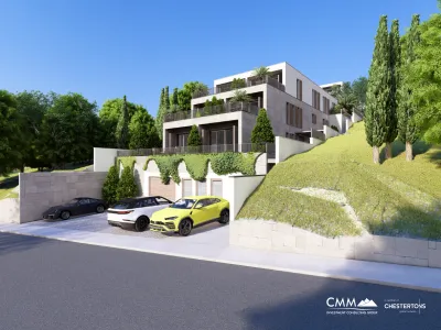 Beautiful apartments with a panoramic seaview in Tivat Municipality